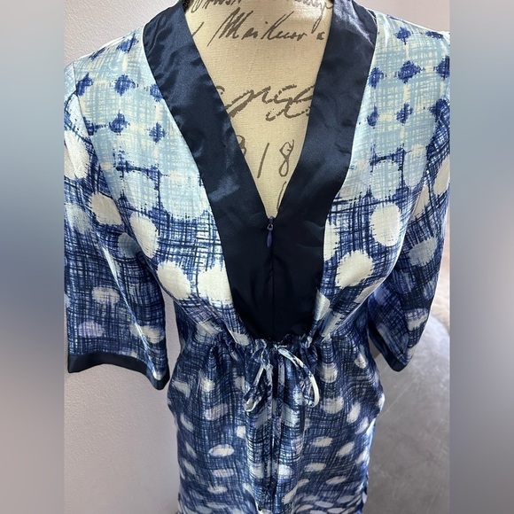 Oscar de la Renta Pink Label polka dot Kaftan dress - Picture 2 of 5